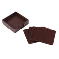 Corporate Leather Coaster Set
