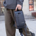 Weirvi Multi-Functional Anti-Theft Shoulder Bag Combination Lock And Waterproof Chest Bags USB Charging Port Sling Bag