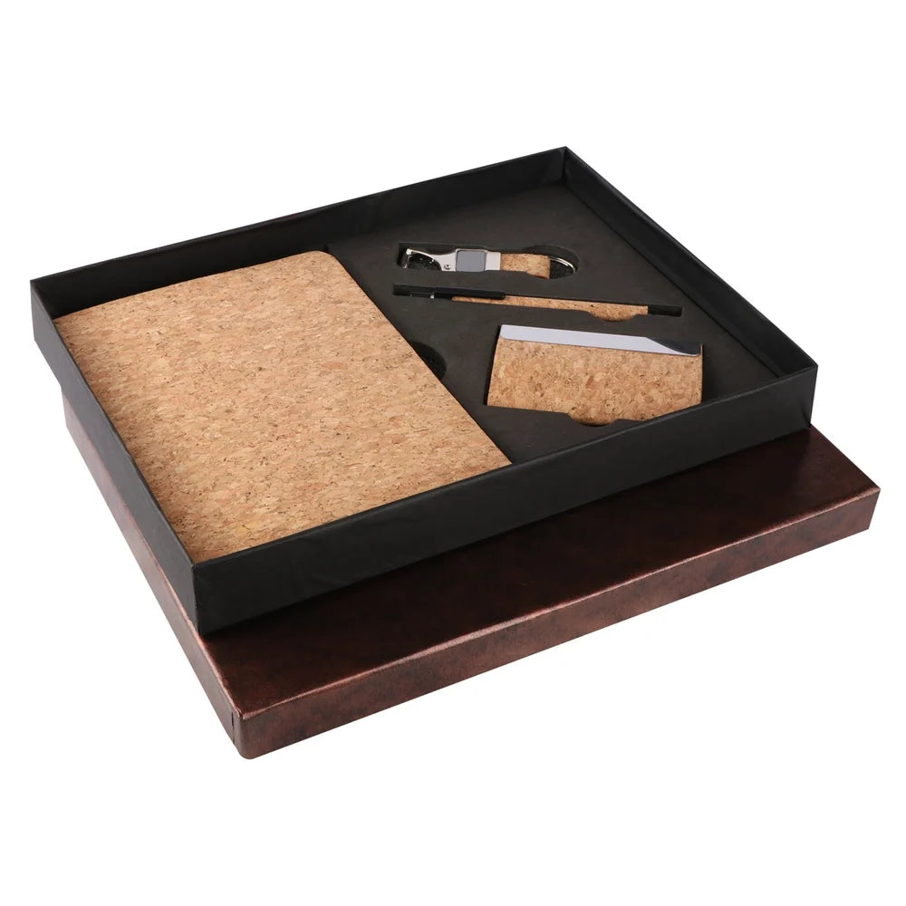 Premium Cork Notebook & Pen Gift Set