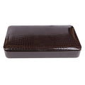 Croc Leather Valet Organizer Box