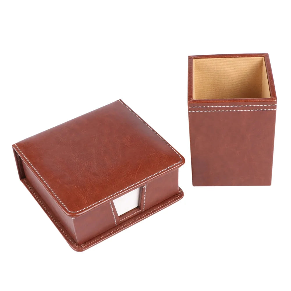 Professional Leather Desk Combo