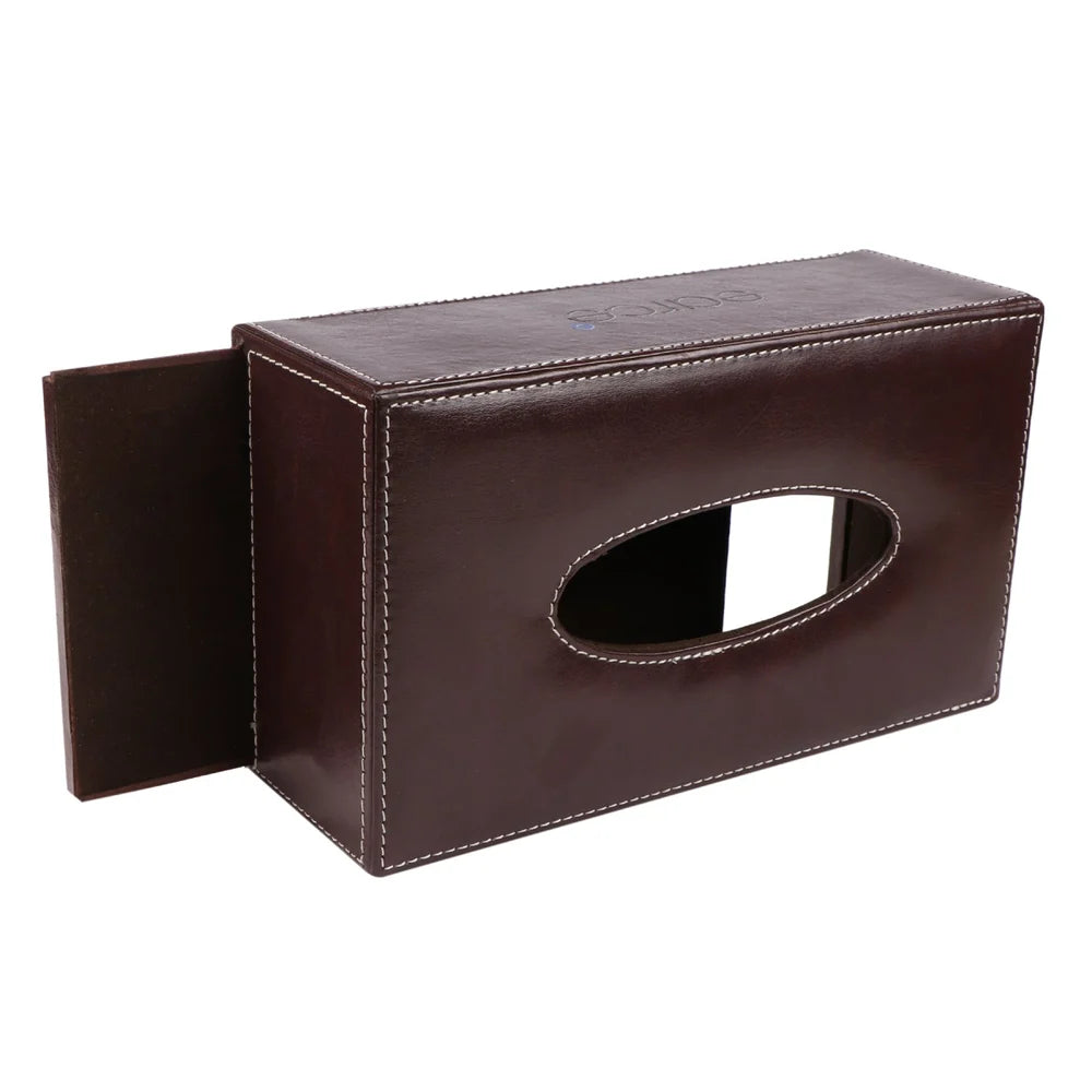 Office Leather Tissue Dispenser