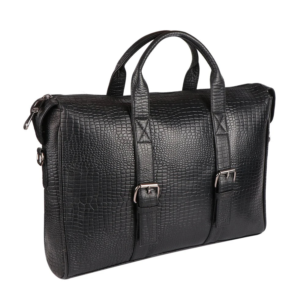 Signature Black Laptop Bag