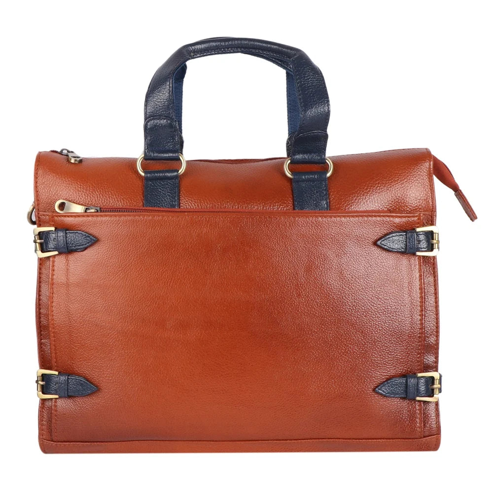 Urban Executive Leather Laptop Bag