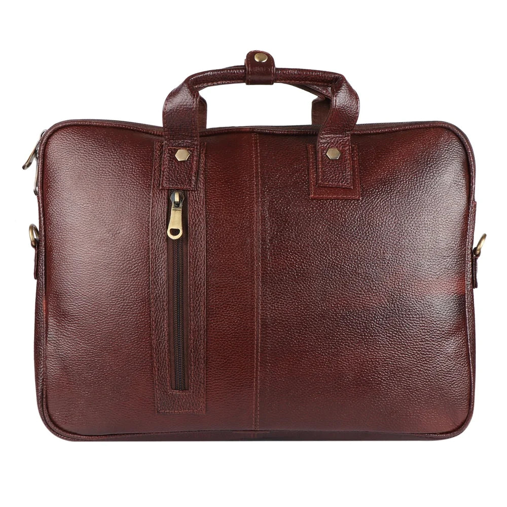 Signature Brown Laptop Bag