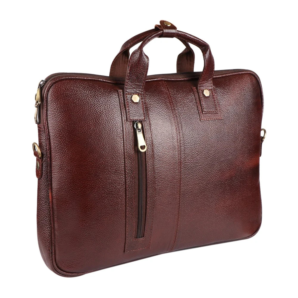 Signature Brown Laptop Bag