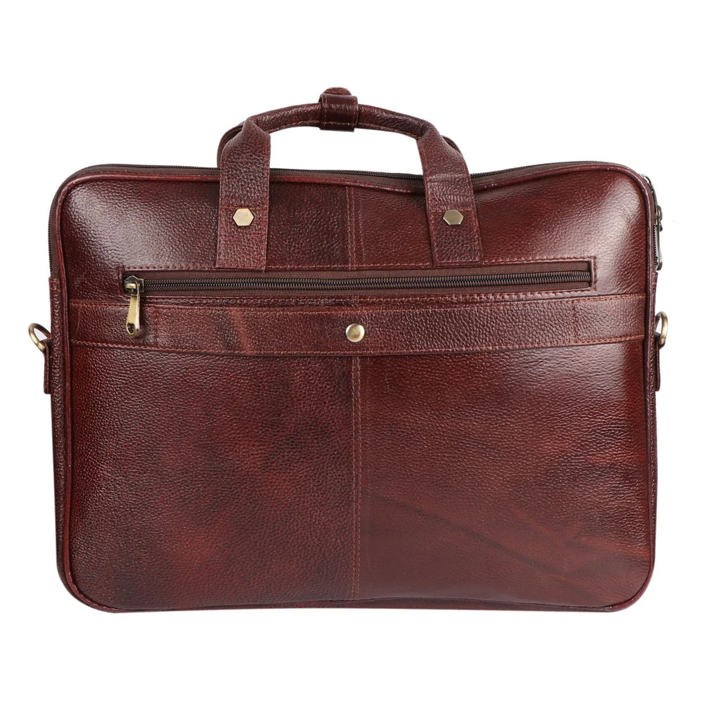 Signature Brown Laptop Bag