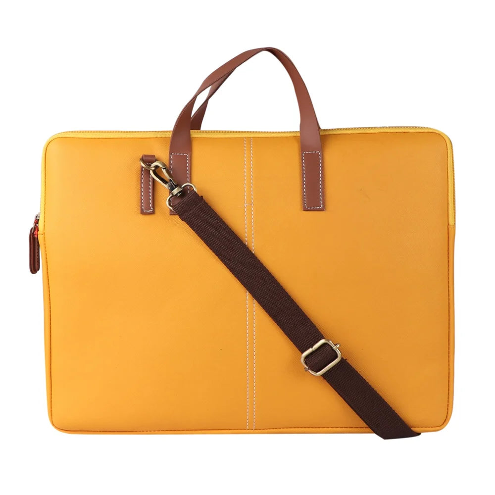 Women Shoulder Leather Laptop Bag